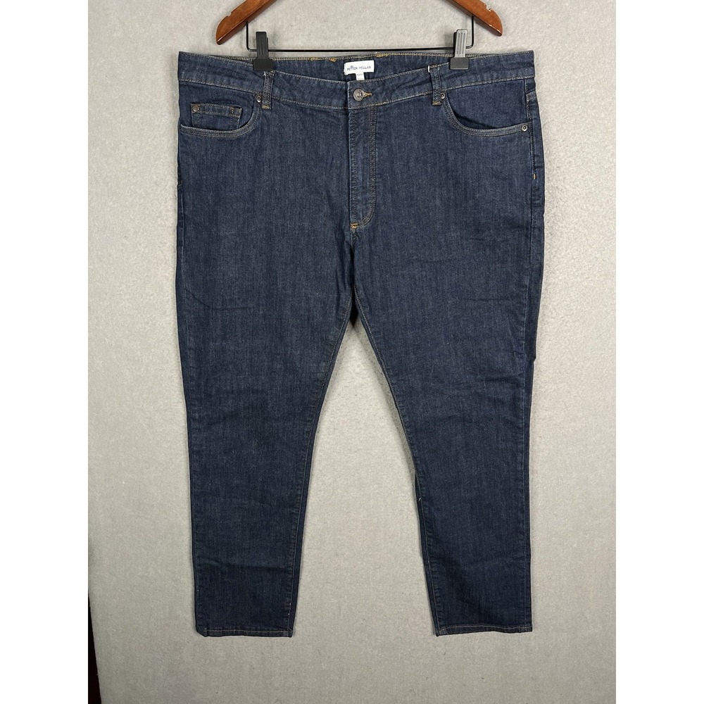 Peter Millar Jeans Men's 42x32 Pilot Mill Denim Indigo 5-Pocket Straight Stretch
